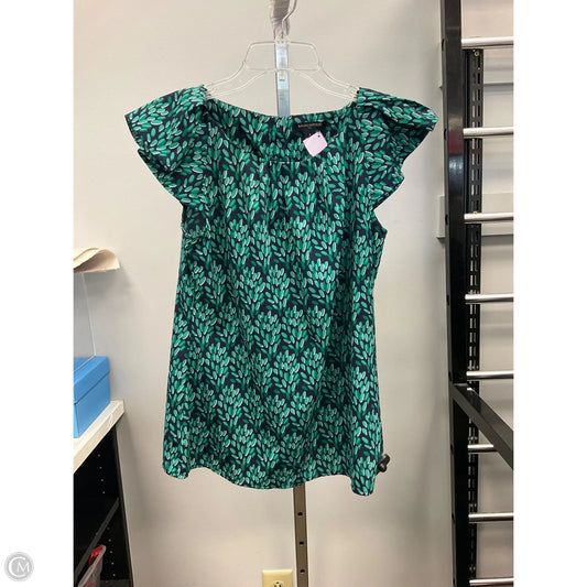 Top Sleeveless By Banana Republic In Blue & Green, Size: S
