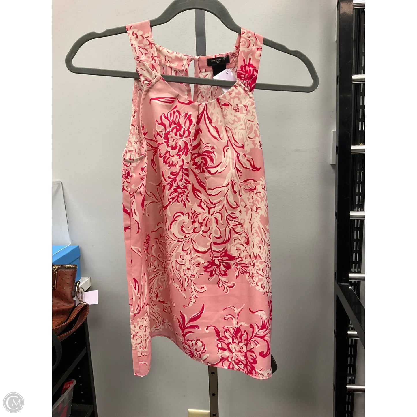 Top Sleeveless By Ann Taylor In Pink, Size: 0