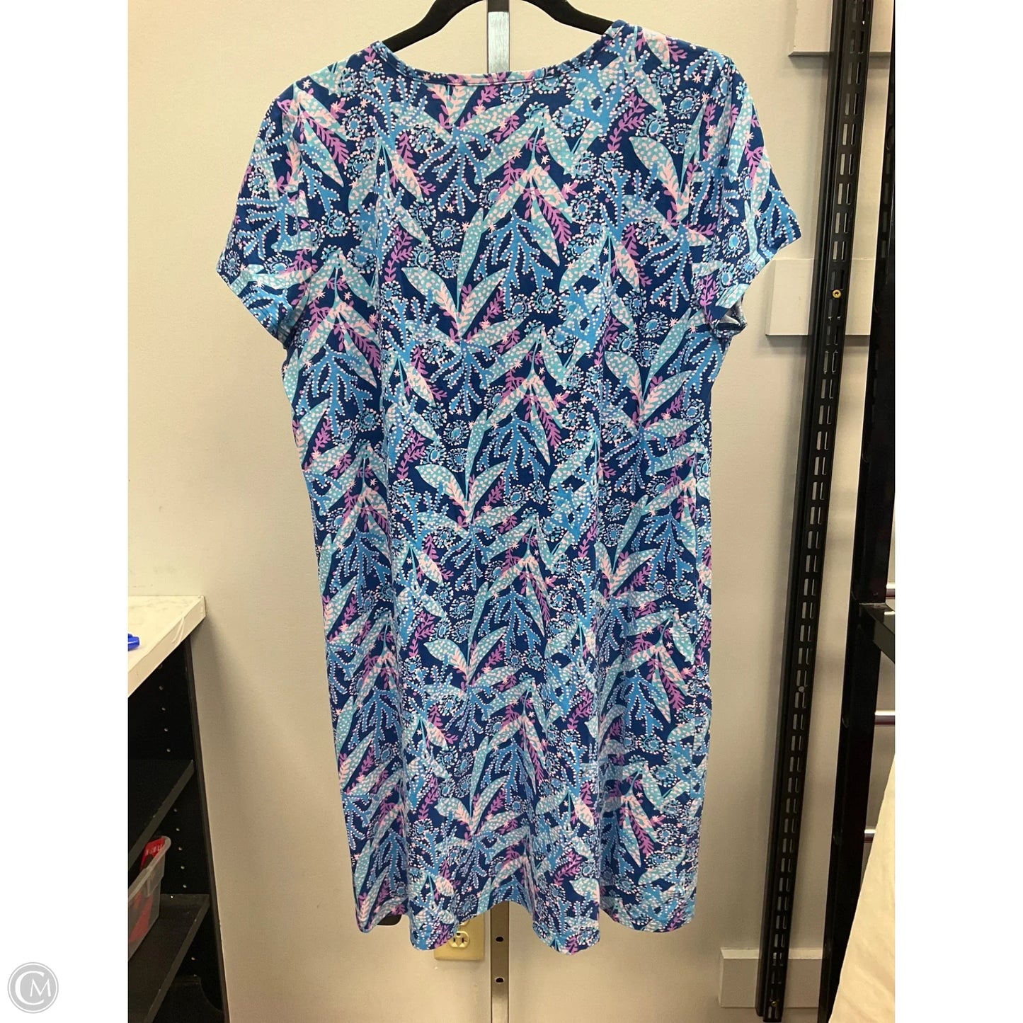 Dress Designer By Lilly Pulitzer In Blue, Size: L