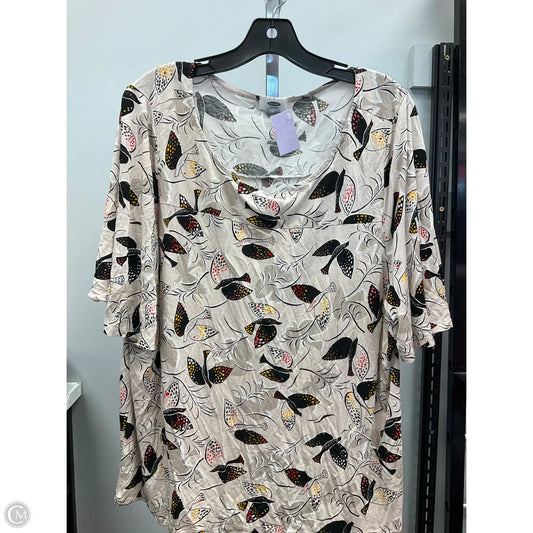 Top Short Sleeve By Old Navy In Cream, Size: Xxs