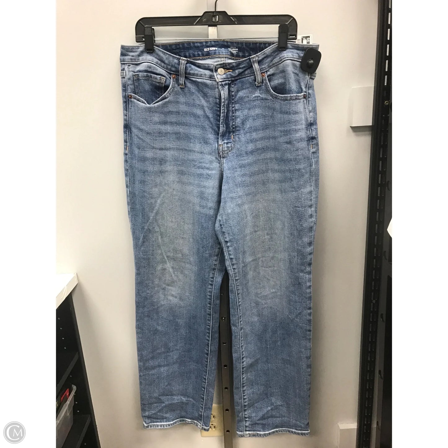Jeans Boyfriend By Old Navy In Blue, Size: 14