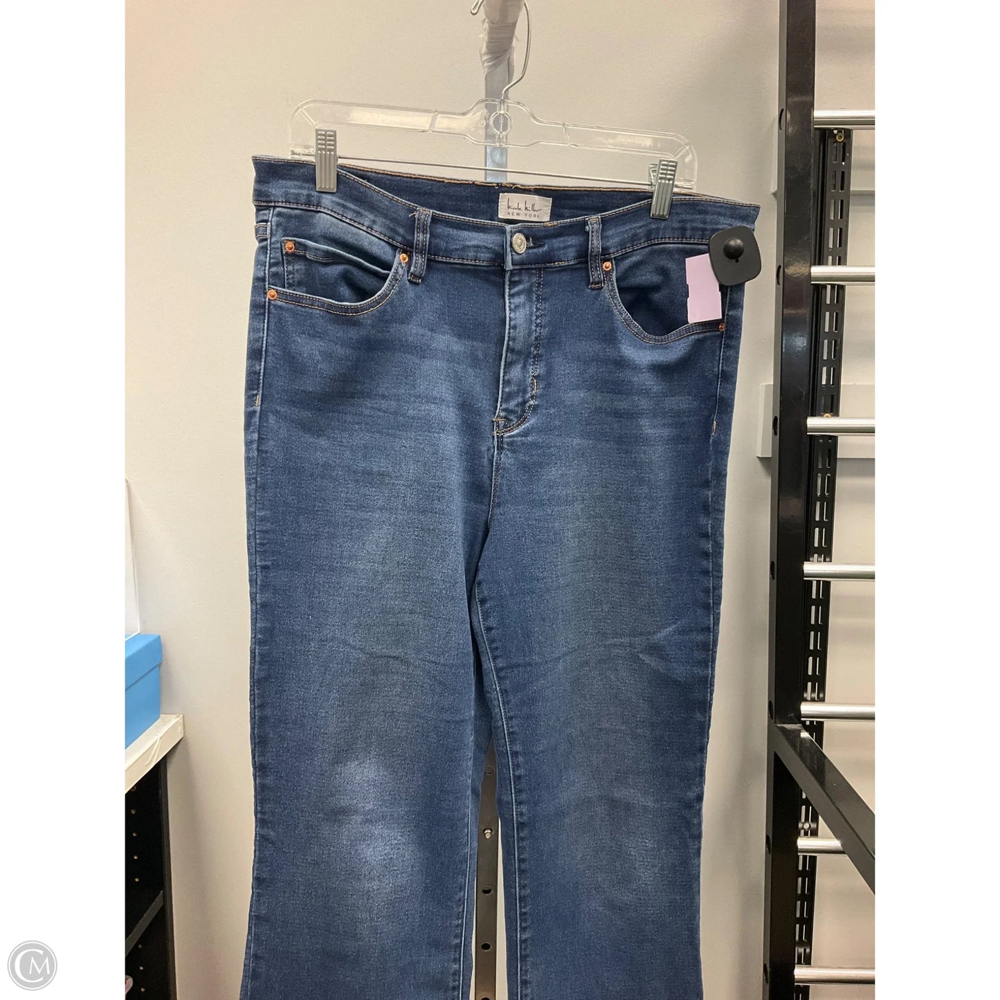 Jeans Boot Cut By Nicole Michelle In Blue, Size: 14