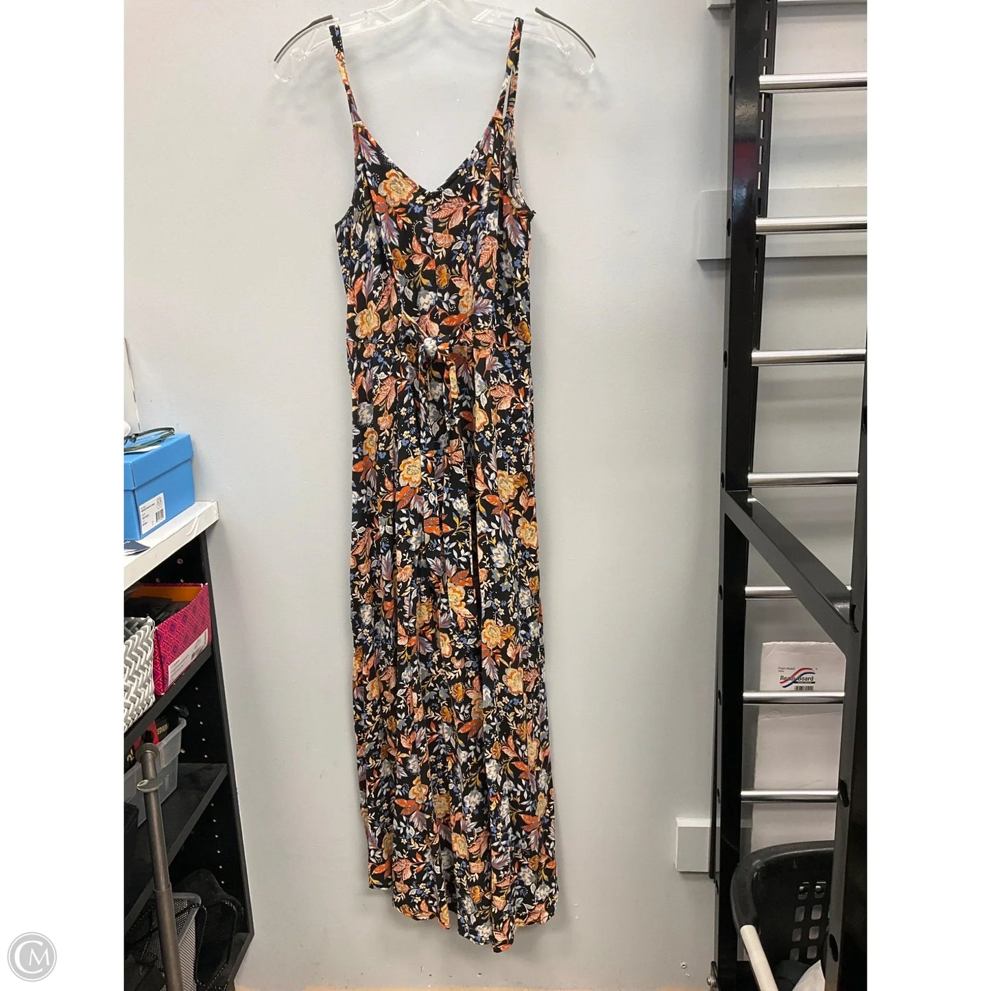 Dress Casual Midi By Msk In Blue & Orange, Size: M