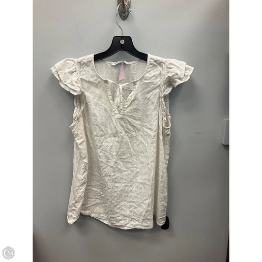 Top Sleeveless By Sonoma In White, Size: M
