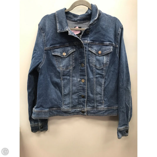 Jacket Denim By Lane Bryant In Blue, Size: 18
