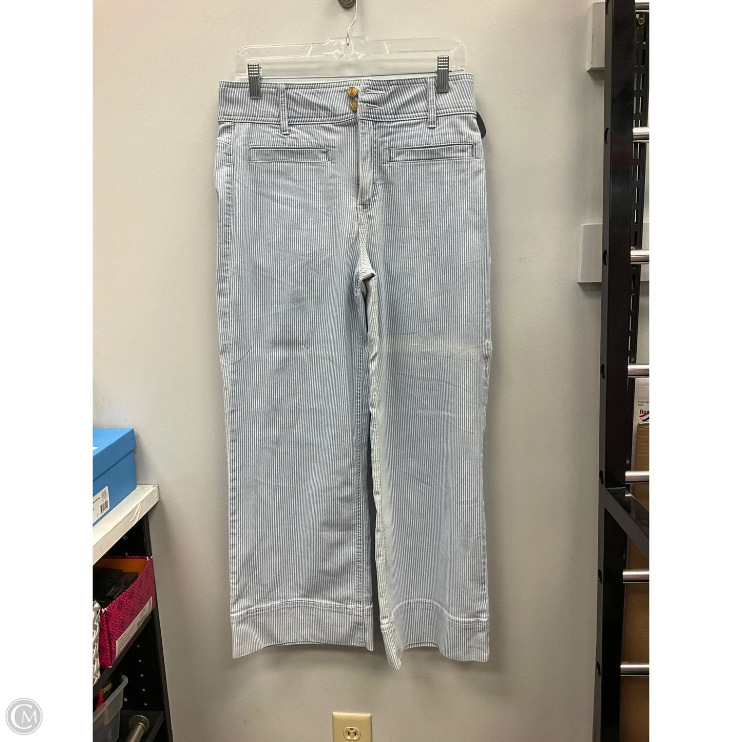 Pants Wide Leg By Draper James In Striped Pattern, Size: 10
