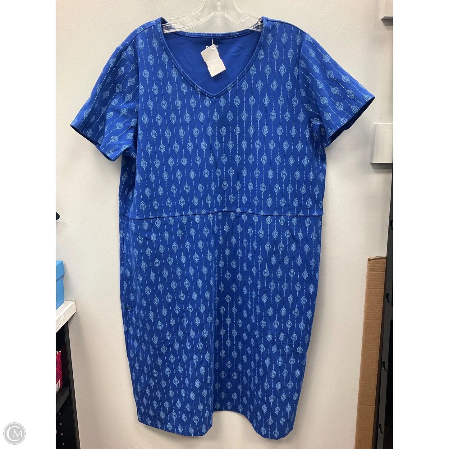 Dress Casual Midi By Duluth Trading In Blue, Size: Xl