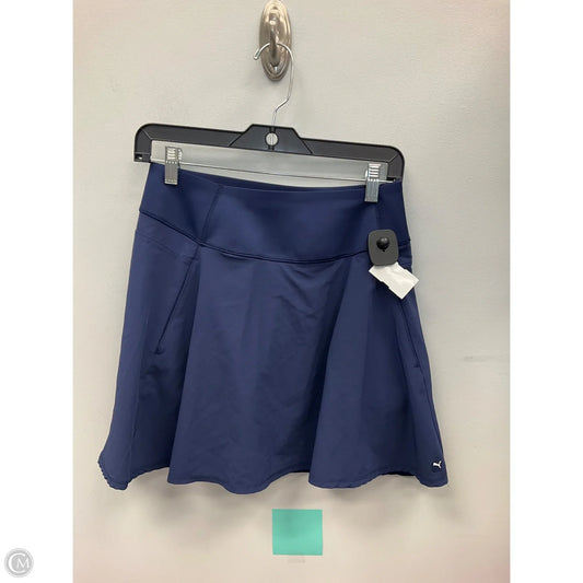 Athletic Skirt By Puma In Blue, Size: S