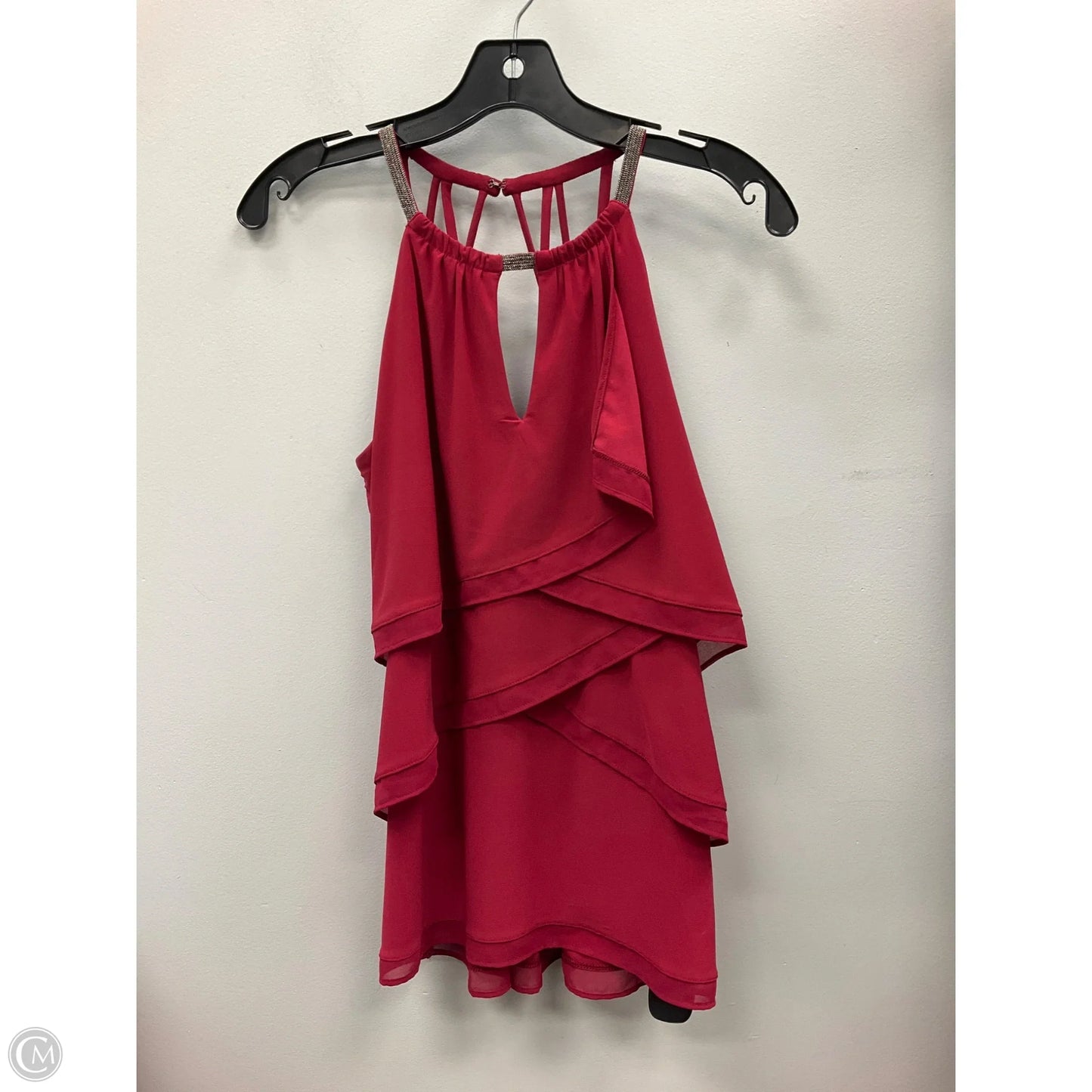 Top Sleeveless By White House Black Market In Red, Size: S