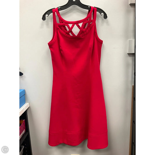 Dress Casual Short By White House Black Market In Red, Size: 6
