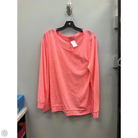 Top Long Sleeve Designer By Lilly Pulitzer In Pink, Size: Xl