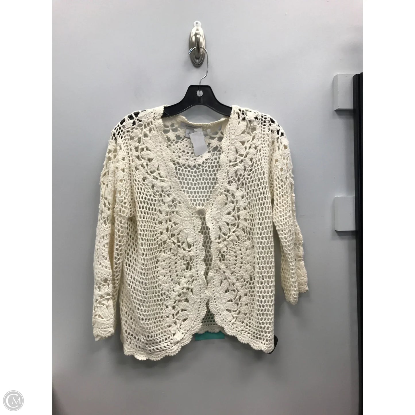Cardigan By Dressbarn In Cream, Size: M