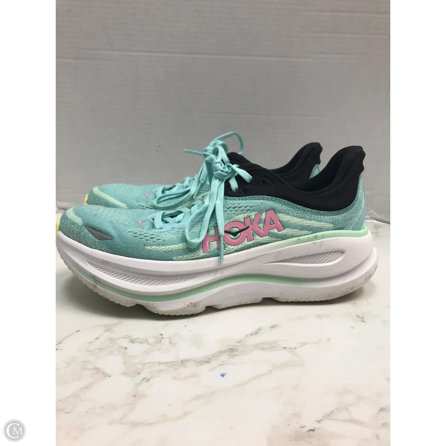 Shoes Athletic By Hoka In Aqua, Size: 8.5