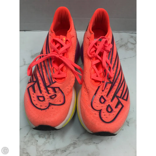Shoes Athletic By New Balance In Orange, Size: 8