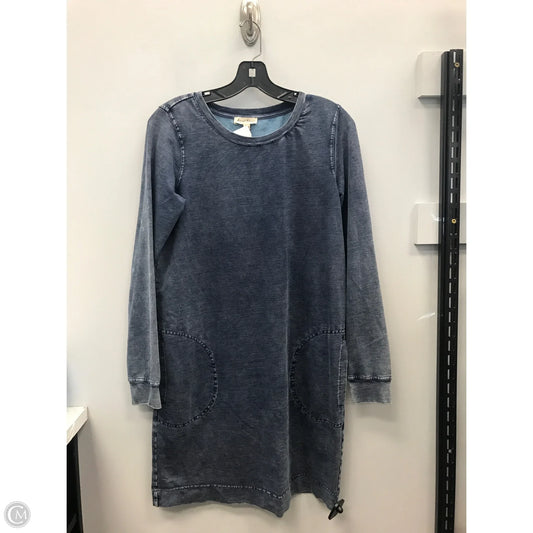 Top Long Sleeve By Jane And Delancey In Blue Denim, Size: S