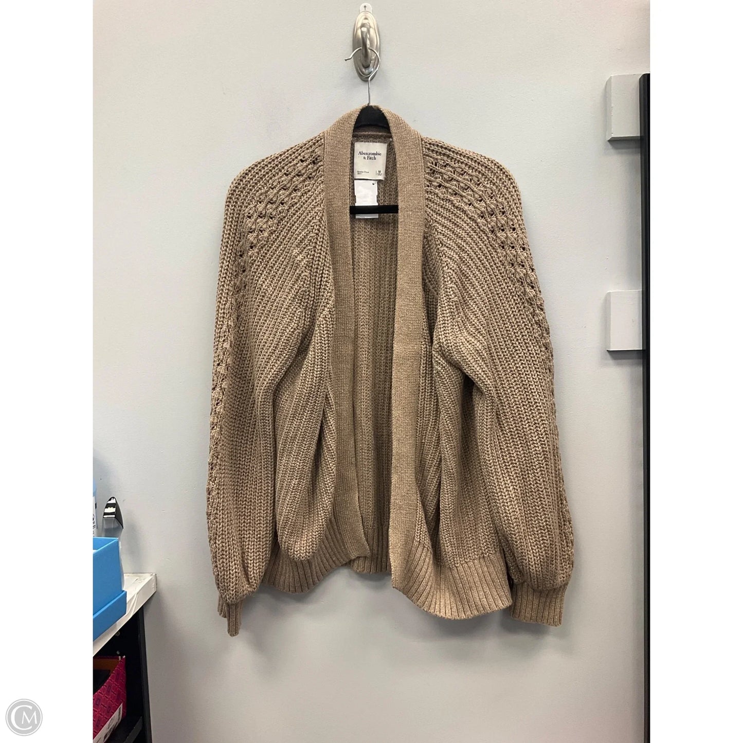Sweater Cardigan By Abercrombie And Fitch In Brown, Size: M