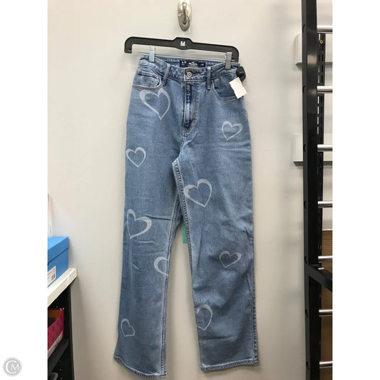 Jeans Wide Leg By Hollister In Blue, Size: 0