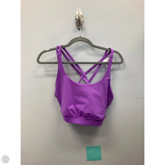 Athletic Bra By Lululemon In Purple, Size: 14
