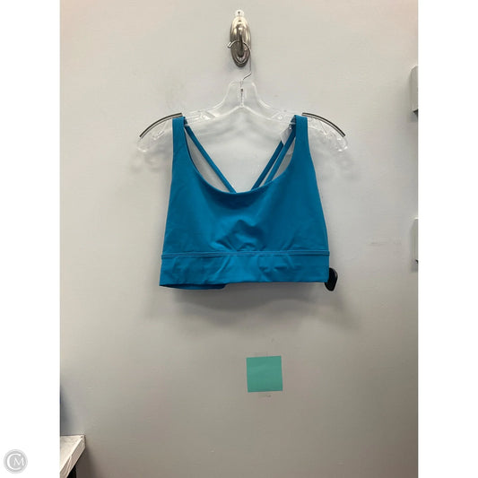 Athletic Bra By Lululemon In Blue, Size: 14