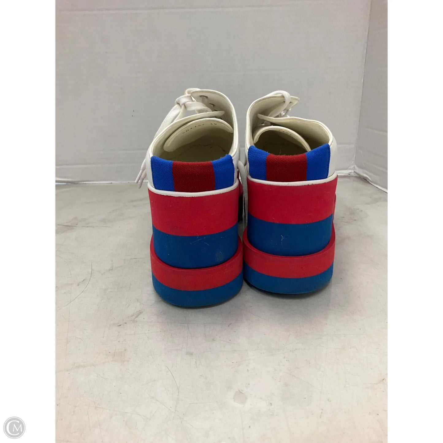 Shoes Luxury Designer By Stella Mccartney In White, Size: 8.5