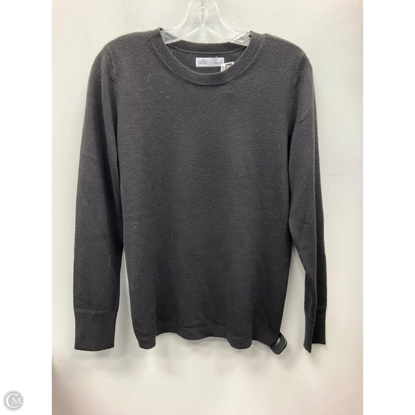 Sweater By Croft And Barrow In Black, Size: S