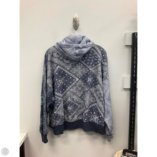 Sweatshirt Hoodie By American Eagle In Paisley Print, Size: Xs