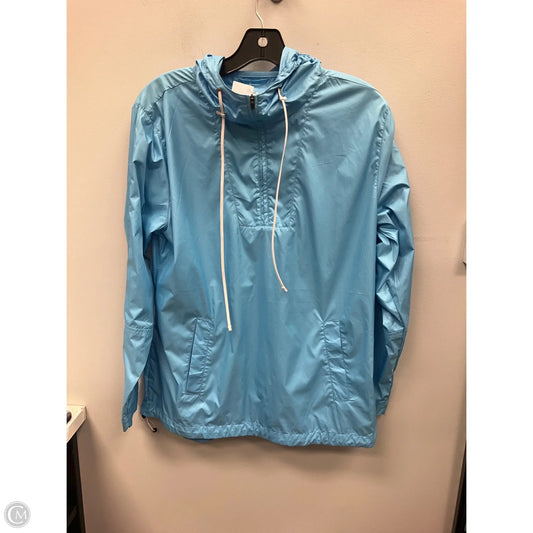 Jacket Windbreaker By Peter Millar In Blue, Size: M