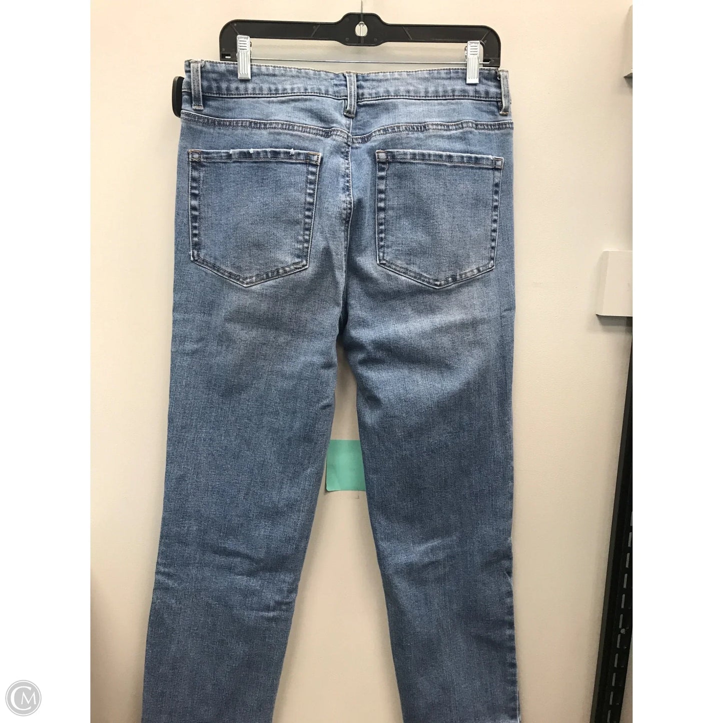 Jeans Straight By Oat In Blue, Size: 12