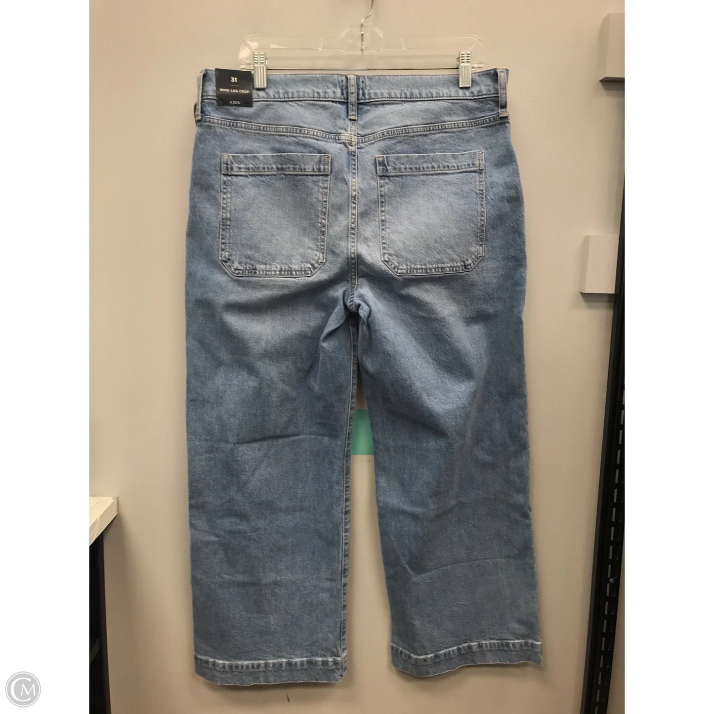 Jeans Wide Leg By J. Crew In Blue, Size: 10