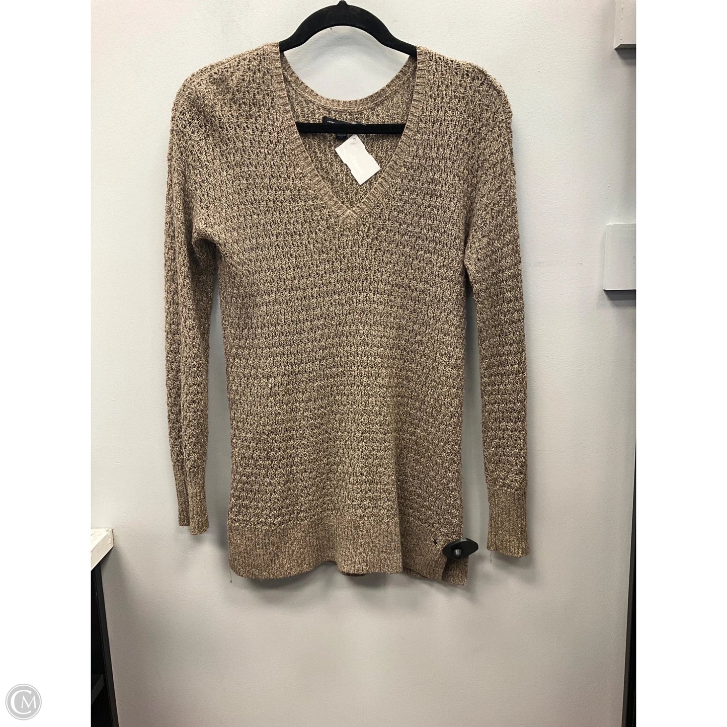 Sweater By American Eagle In Tan, Size: Xs