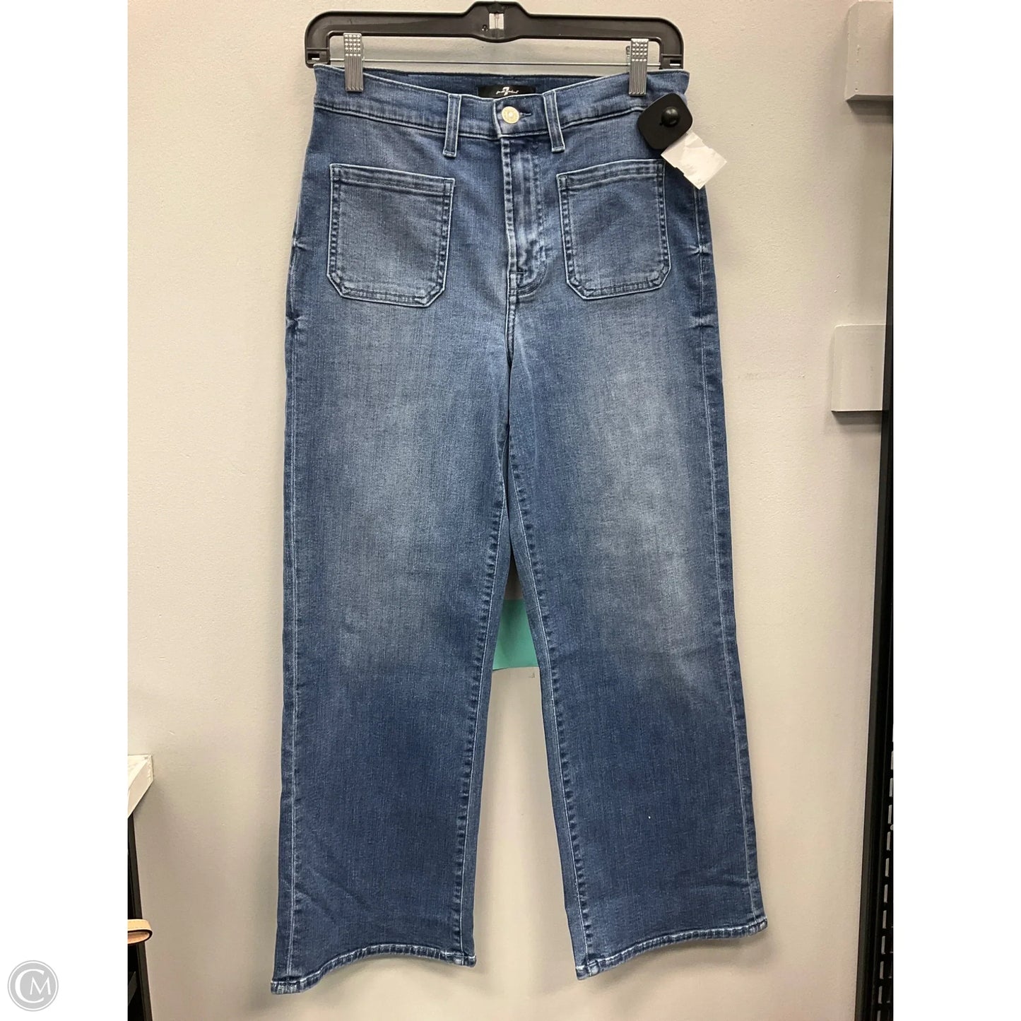 Jeans Boot Cut By 7 For All Mankind In Blue, Size: 6