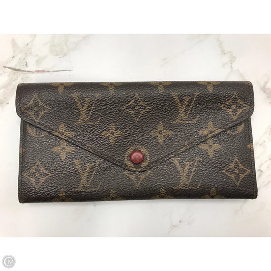 Wallet Luxury Designer By Louis Vuitton, Size: Medium
