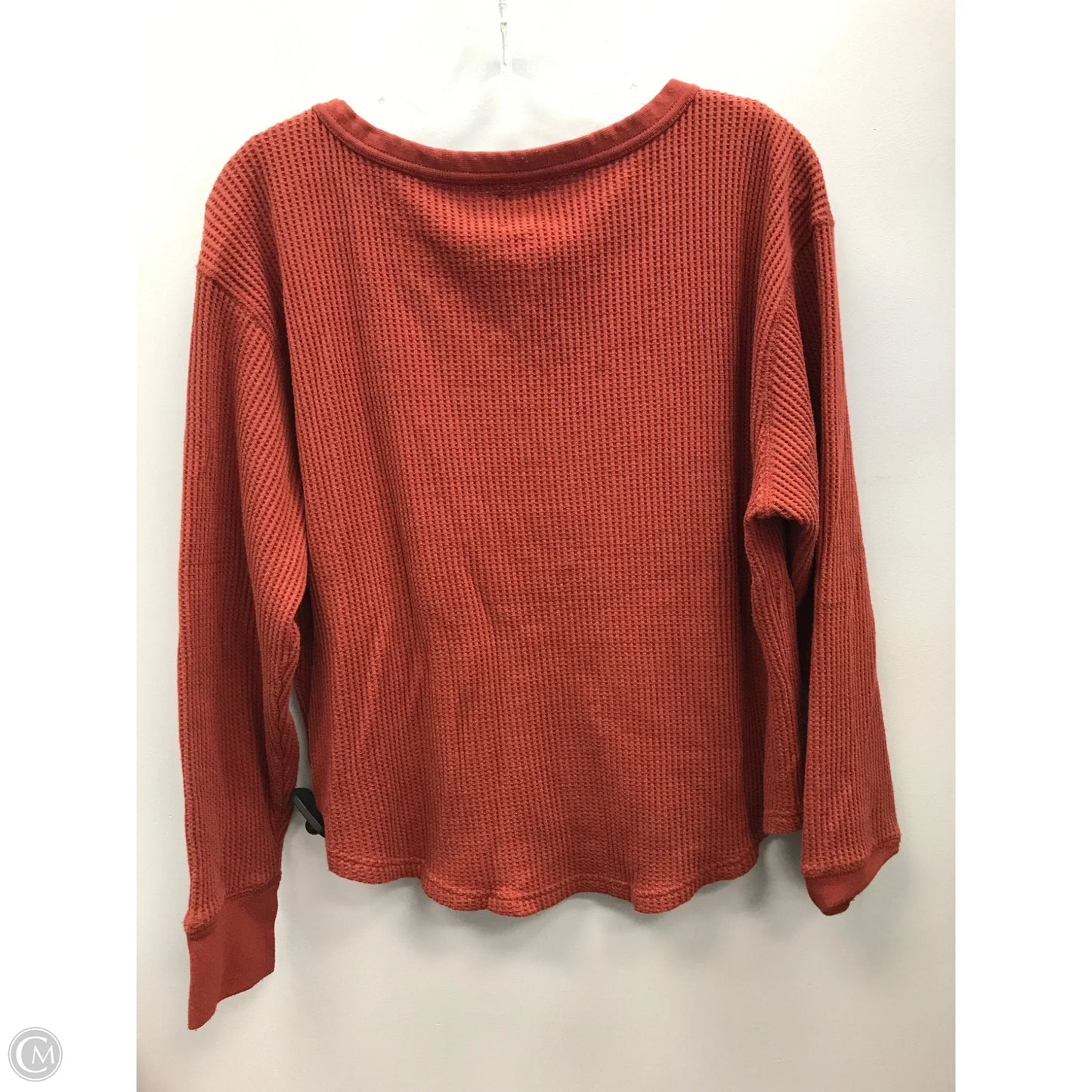 Top Long Sleeve By Gap In Orange, Size: M
