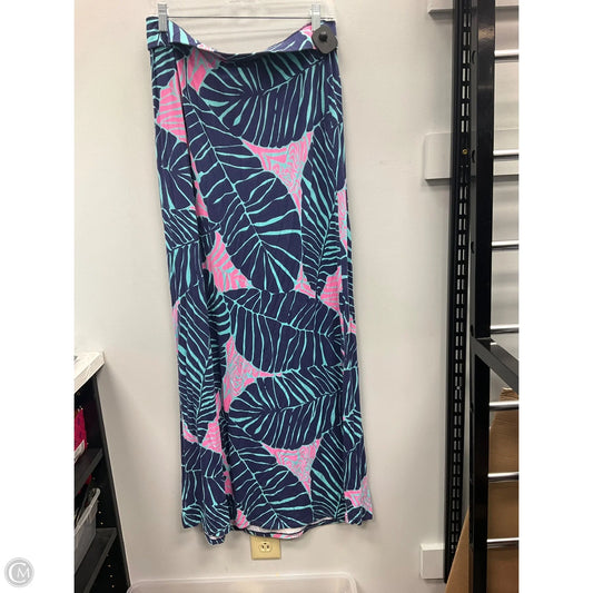 Skirt Designer By Lilly Pulitzer In Blue & Pink, Size: L