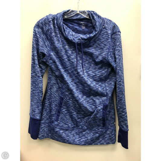 Athletic Sweatshirt Collar By Layer 8 In Blue, Size: L