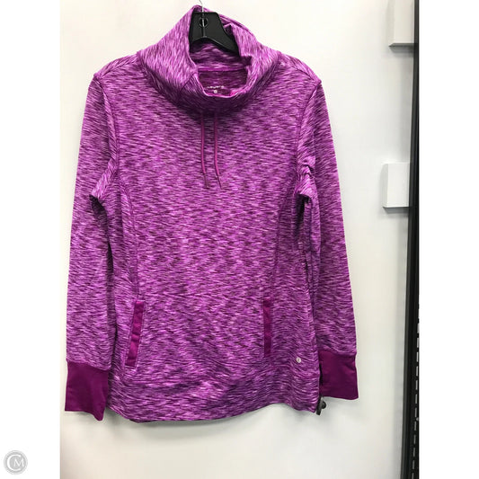 Athletic Sweatshirt Collar By Layer 8 In Purple, Size: L