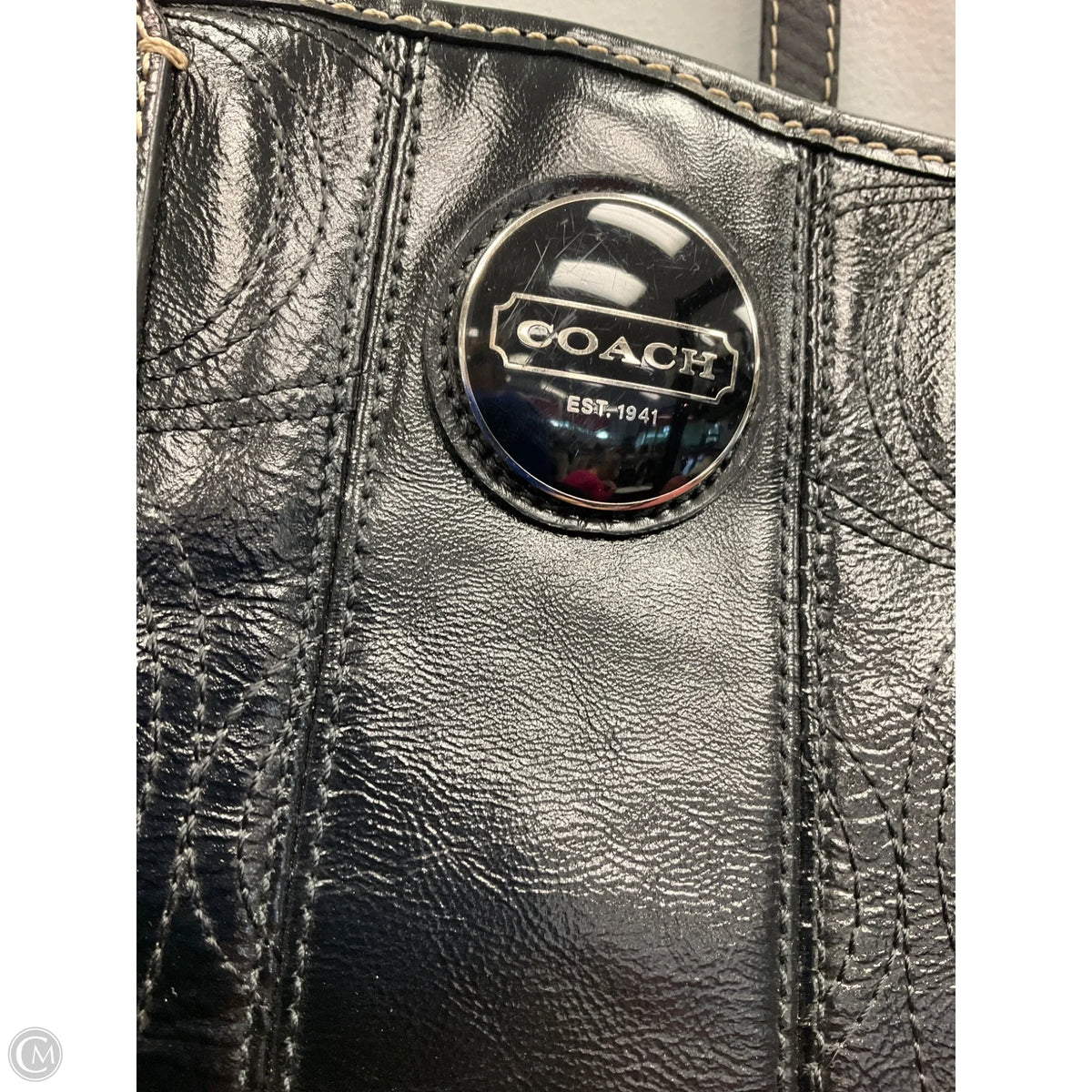 Handbag Designer By Coach, Size: Medium