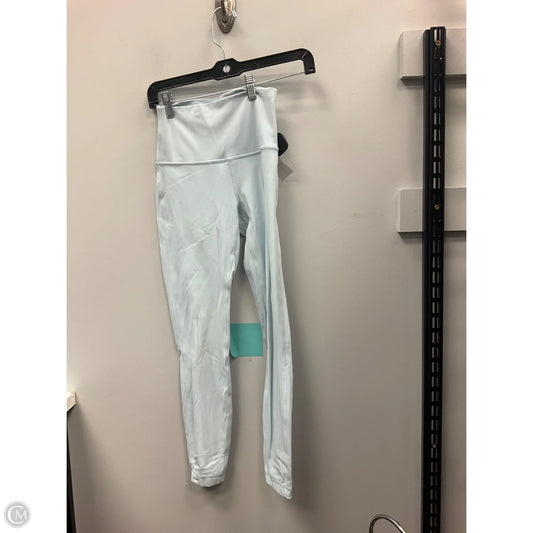 Athletic Leggings By Lululemon In Aqua, Size: 4