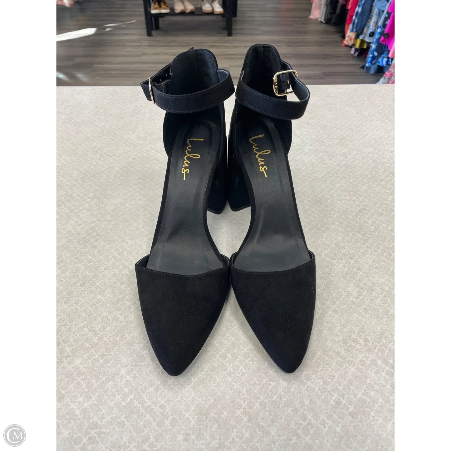 Shoes Heels Block By Lulus In Black, Size: 9