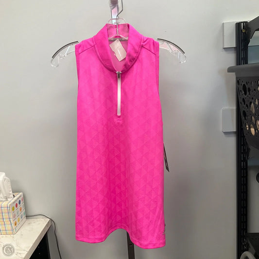 Athletic Tank Top By Adidas In Pink, Size: M