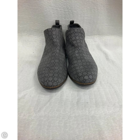 Boots Ankle Heels By Dr Scholls In Grey, Size: 8