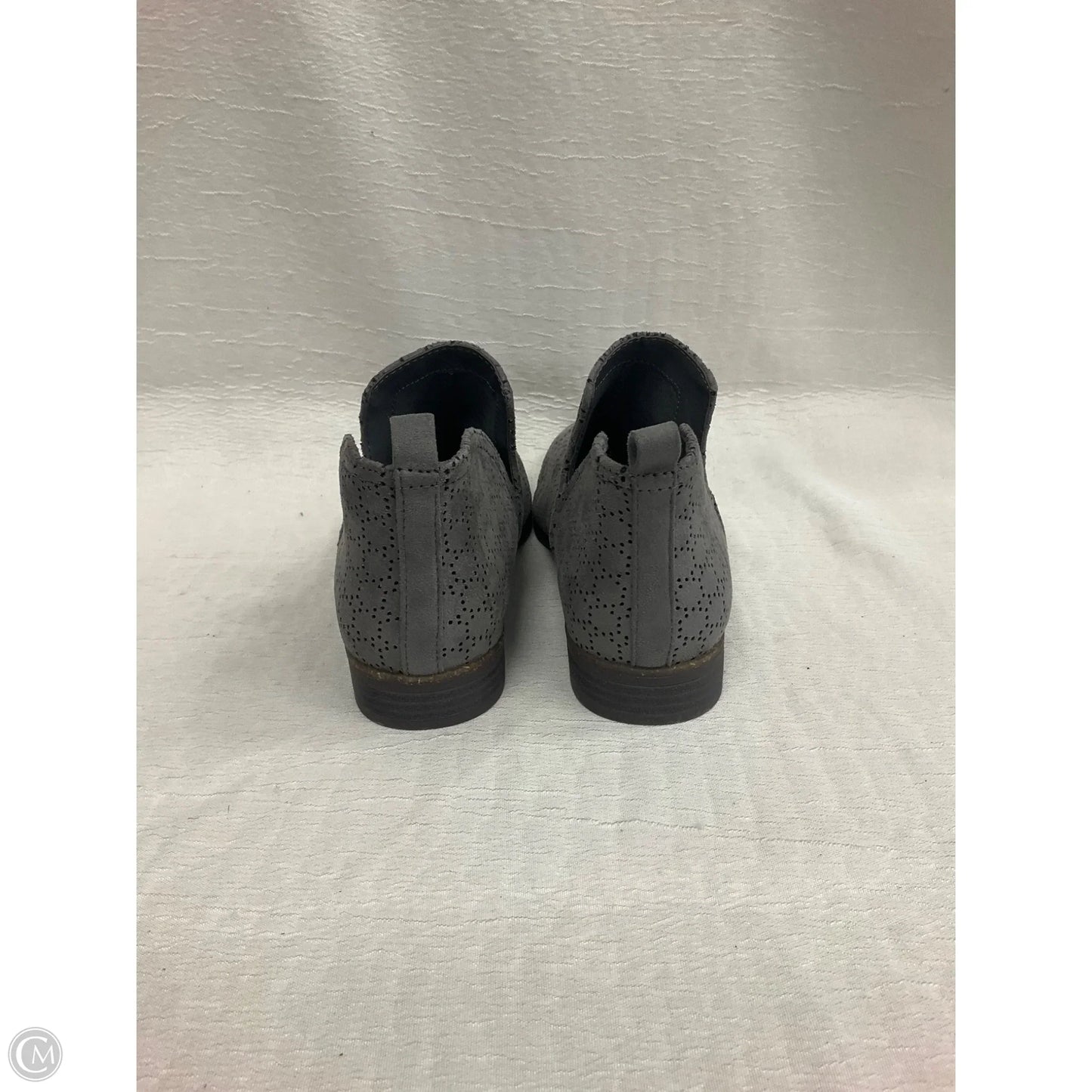 Boots Ankle Heels By Dr Scholls In Grey, Size: 8