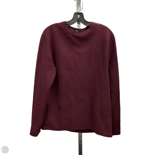 Sweatshirt Crewneck By Banana Republic In Purple, Size: M