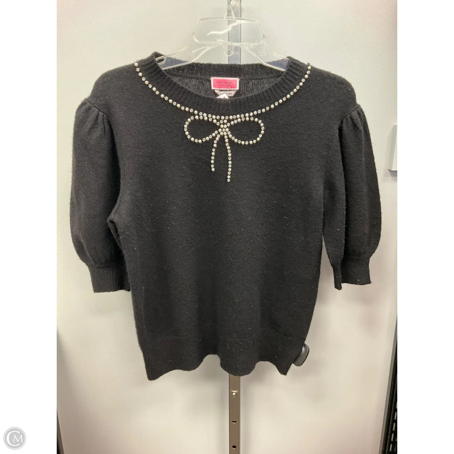 Sweater Designer By Kate Spade In Black, Size: S