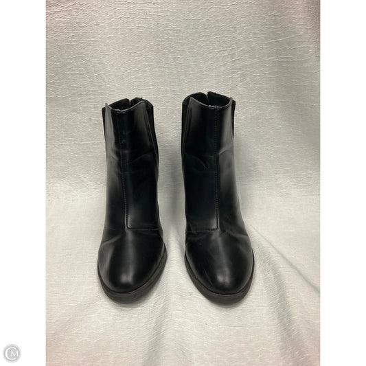 Boots Ankle Heels By Divided In Black, Size: 7.5