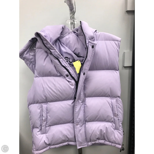 Vest Puffer & Quilted By Cma In Purple, Size: L