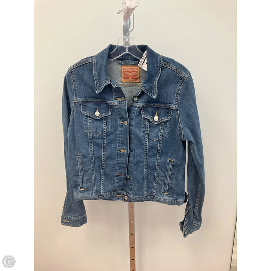 Jacket Denim By Levis In Blue, Size: L