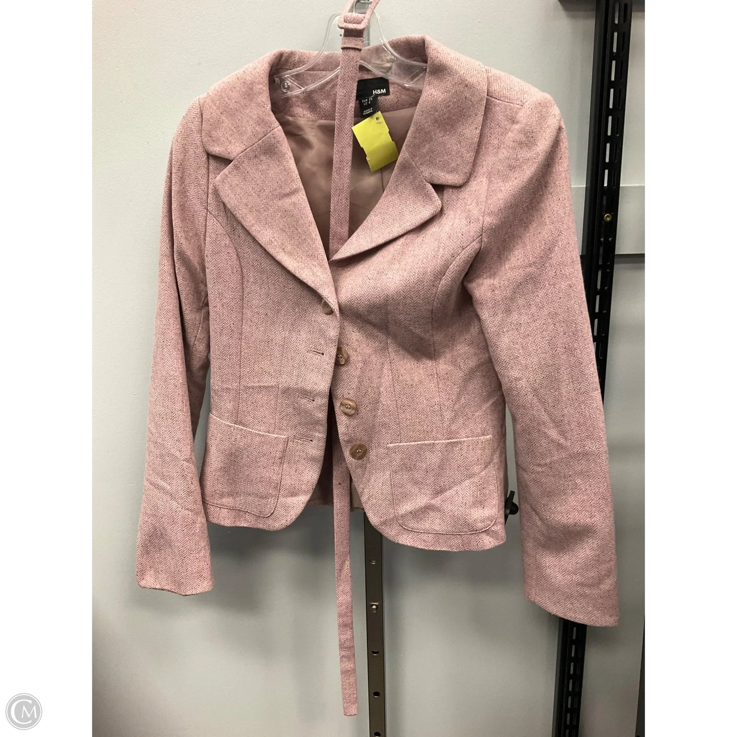 Blazer By H&m In Pink, Size: 4