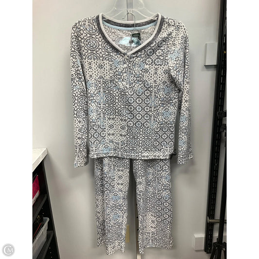 Pajamas 2pc By Laura Ashley In Grey, Size: S
