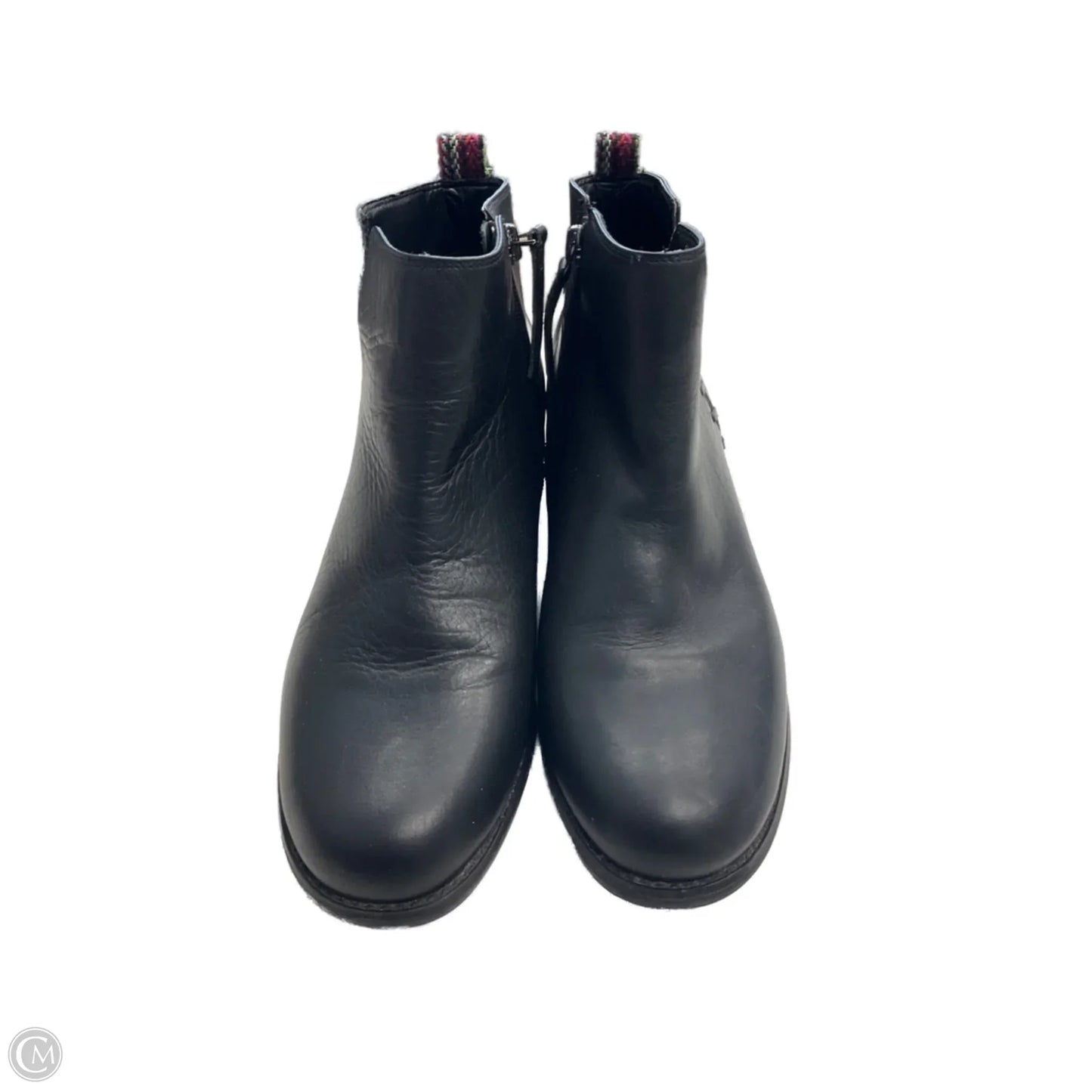 Boots Ankle Heels By Clothes Mentor In Black, Size: 8